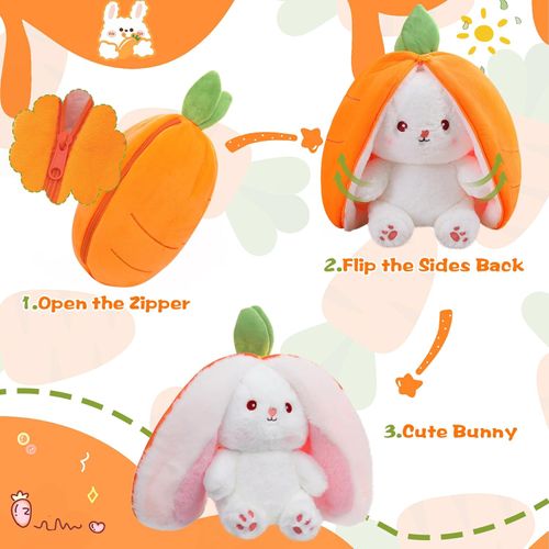 Strawberry Bunny Plush Toy