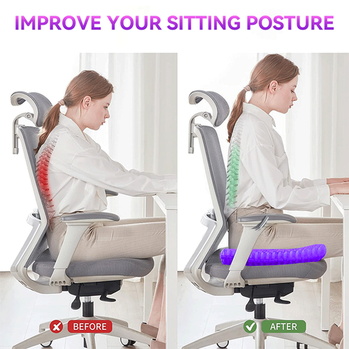 Double-Layer Gel Seat Cushion for All-Day Comfort