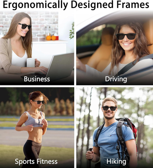 Audio Smart Glasses — UV Protection, Open-Ear Sound & Bluetooth 5.4