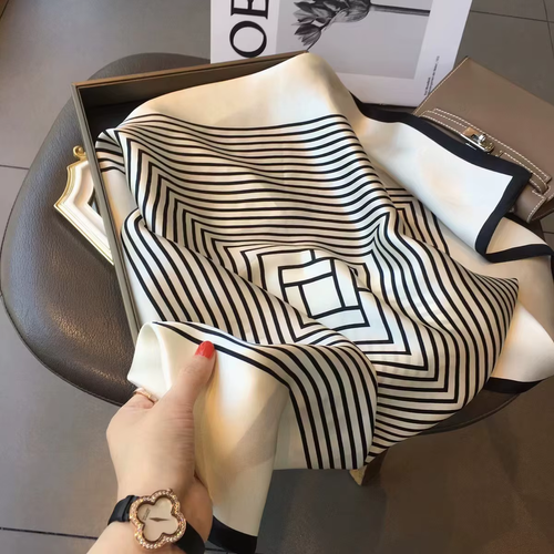 Designer style shawl scarf made of silk fabric