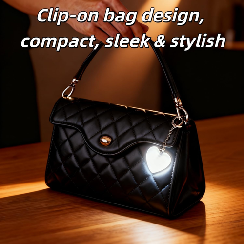 3PC 💖💡Heart Touch Bag Light – Cute & Practical