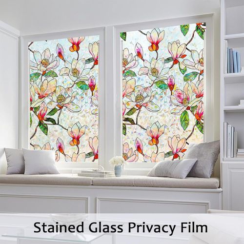 Floral Window Privacy Film