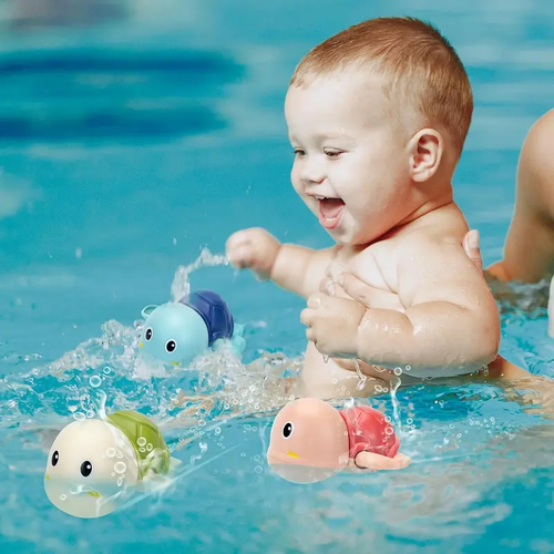 4 Pack Swimming Baby Bath Toys