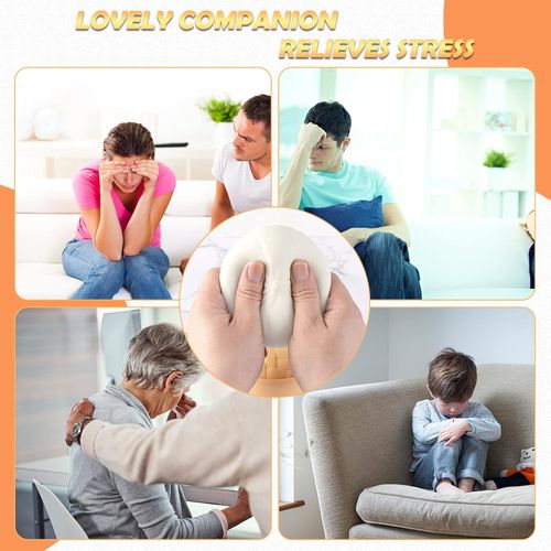 4PCS  Slow-Rebound Stress Relief Bun Toy
