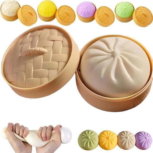 4PCS  Slow-Rebound Stress Relief Bun Toy