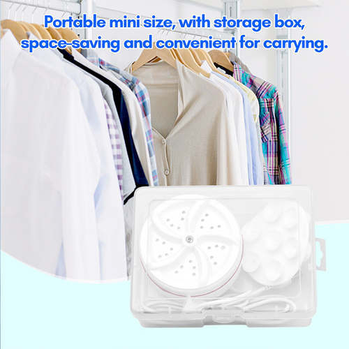 Portable Mini Ultrasonic Washer – Clean Anytime, Anywhere 🧽🔌