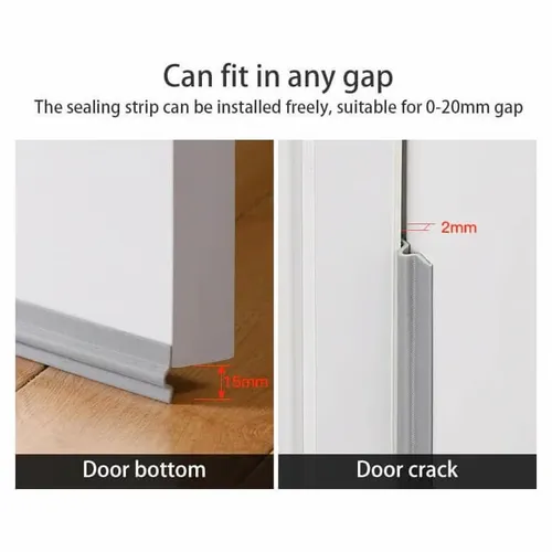 All-In-One Seal Strip — Block Dust, Noise, Heat & Bugs Instantly  5M（196.8in）