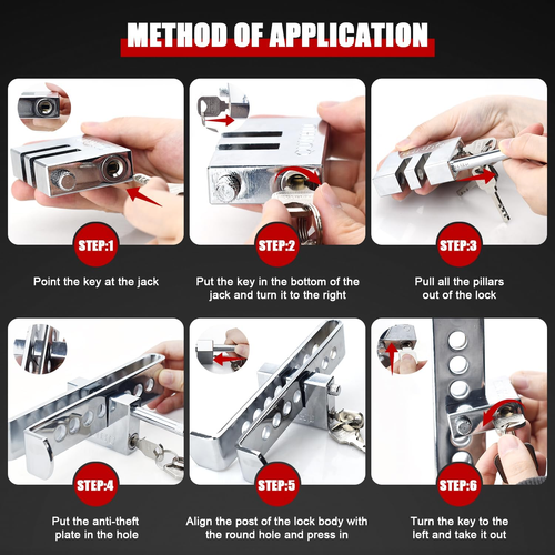 Heavy-Duty Car Anti-Theft Lock | Simple. Strong. Safe.