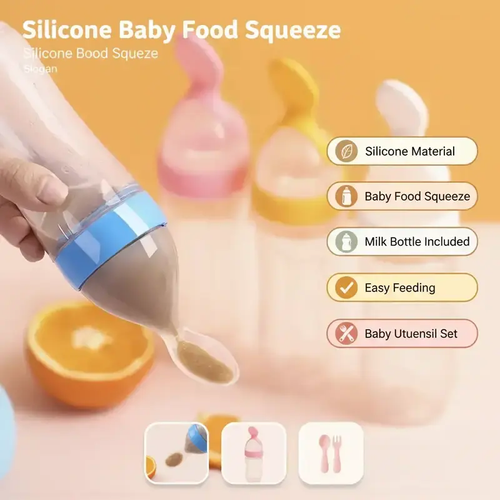 11PCS Baby Feeding Set – Fruit Feeder & Squeeze Spoon Kit