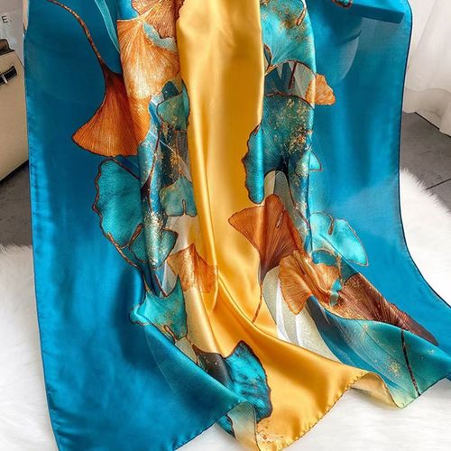 Designer style shawl scarf made of silk fabric