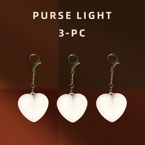 3PC 💖💡Heart Touch Bag Light – Cute & Practical