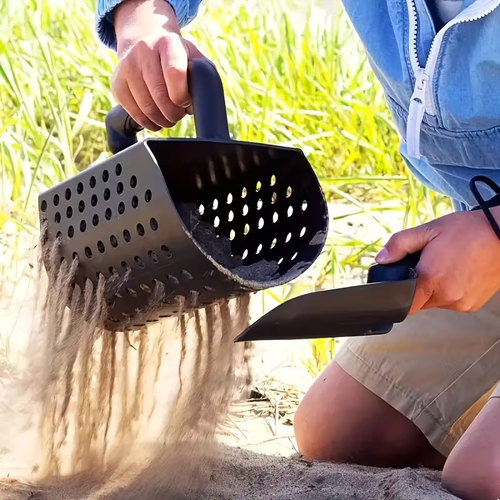 🔍 Metal Detector Sand Scoop Set – Filter Sand in Seconds, Find Treasures Faster!