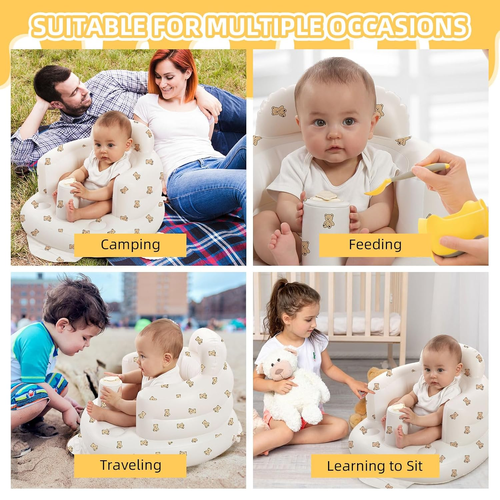 Portable Inflatable Baby Support Seat for Babies 3-36 Months