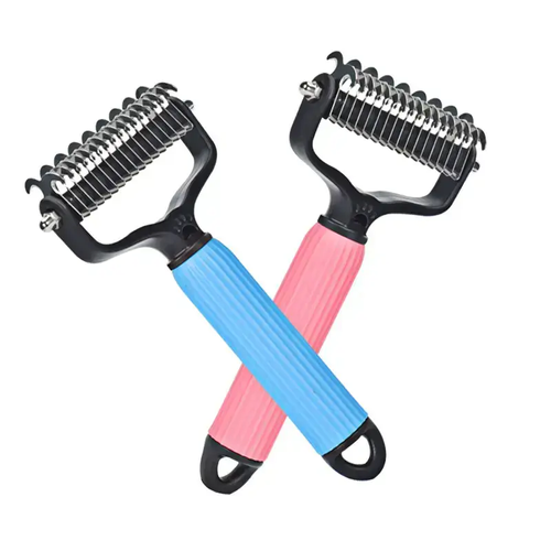🐾Pet Grooming Comb for Easy Hair Removal & Detangling