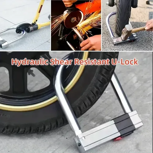 Hydraulic Shear-Resistant Heavy-Duty Anti-Theft U-Lock