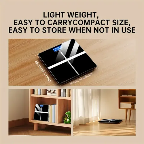 Weight scale, digital bathroom scale, household scale, weighing 180kg, Large LCD Display