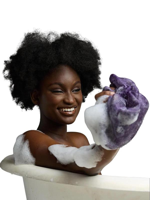 4 PCS  Authentic African Exfoliating Net Bath Sponge