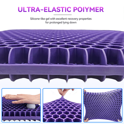 Double-Layer Gel Seat Cushion for All-Day Comfort