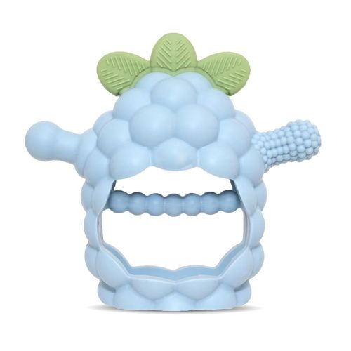 3-in-1 ✨Baby Raspberry Silicone Teether 🍇 Safe Gum Relief