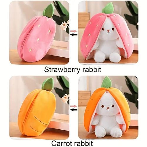 Strawberry Bunny Plush Toy