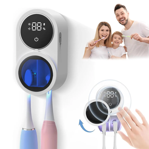 Smart UVC Toothbrush Sterilizer –  Automatic Cleaning