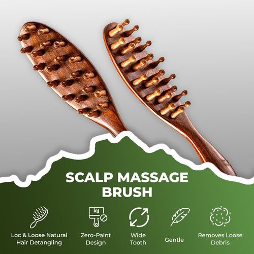 Sandalwood Locs & Twist Care Brush