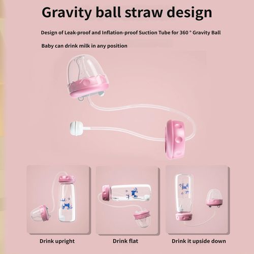360° Hands-Free Anti-Colic Baby Bottle