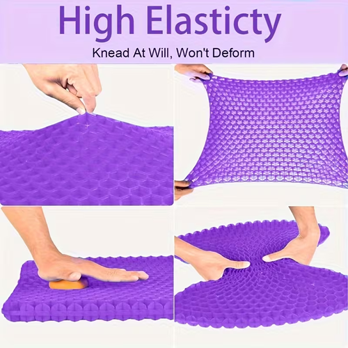 Double-Layer Gel Seat Cushion for All-Day Comfort