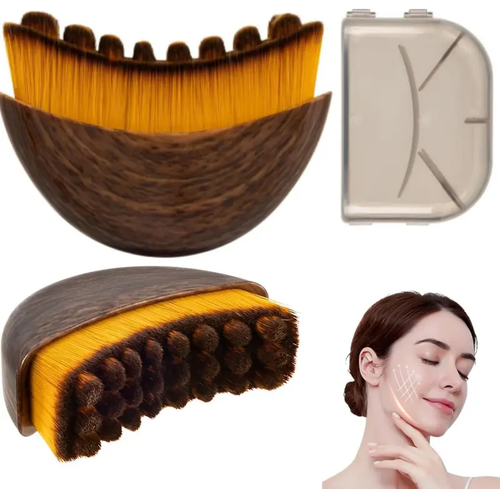 2PCS-Lymphatic Contour Facial Massage Brush