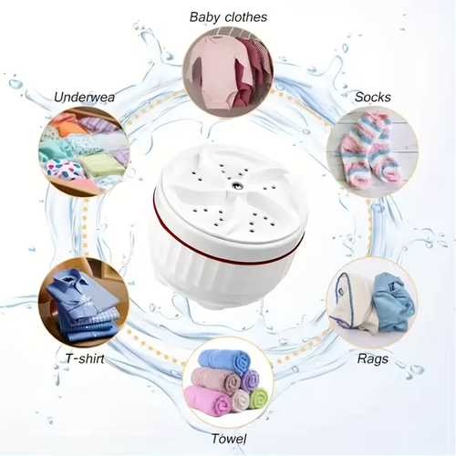 Portable Mini Ultrasonic Washer – Clean Anytime, Anywhere 🧽🔌
