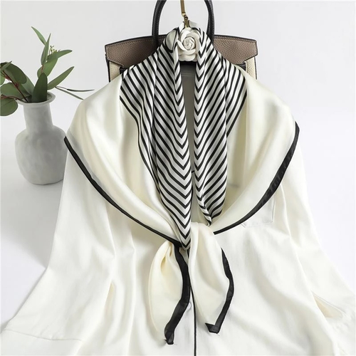 Designer style shawl scarf made of silk fabric