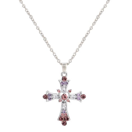 Sparkling Cross Necklace for Women
