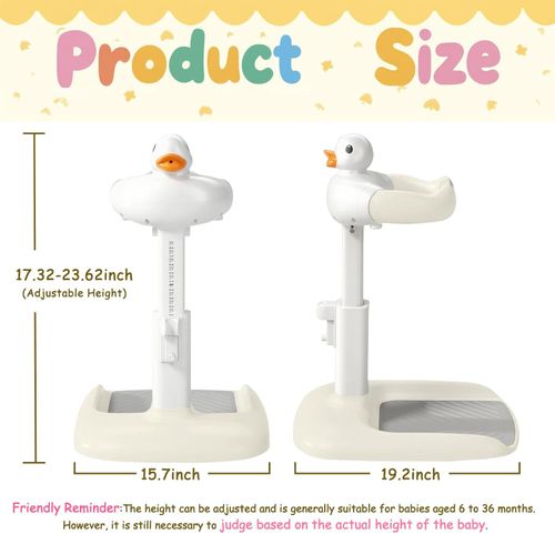 🦆Hands-Free Baby Shower Stand with Anti-Slip Base Cute Duck