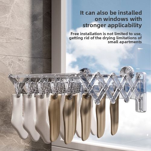 Foldable Suction Drying Rack（Grey） – Strong, Rust-Free, Space Saving