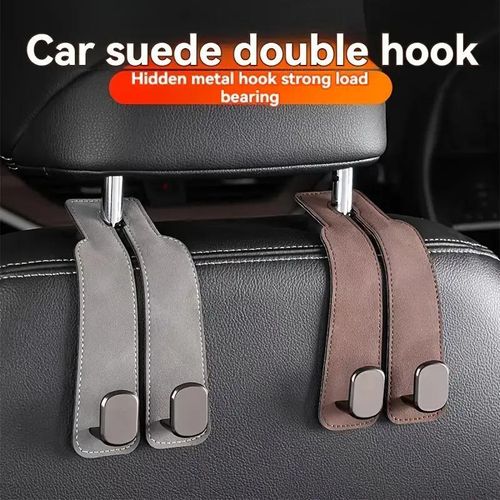 Leather Car Seat Headrest Hook (4PCS)