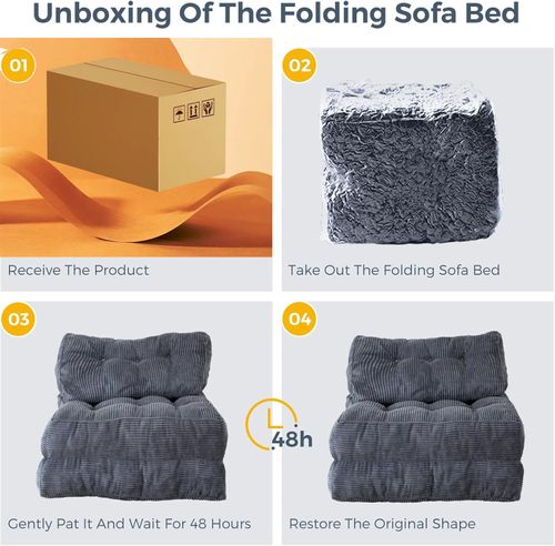 3-in-1 Folding Sofa Bed – Comfort Meets Space Saving