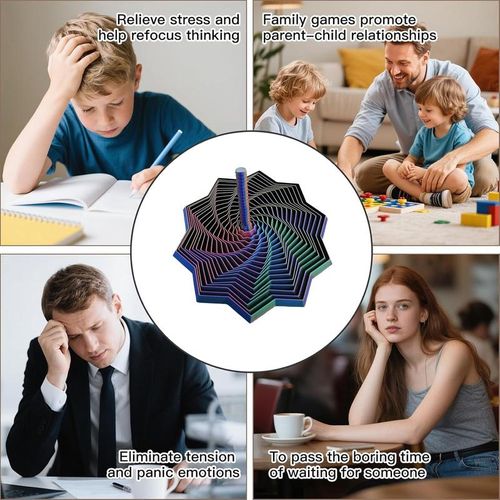3D Sensory Fidget Star – Spin Stress Away
