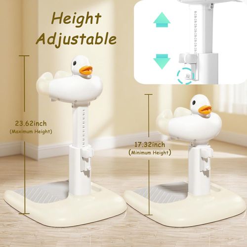 🦆Hands-Free Baby Shower Stand with Anti-Slip Base Cute Duck