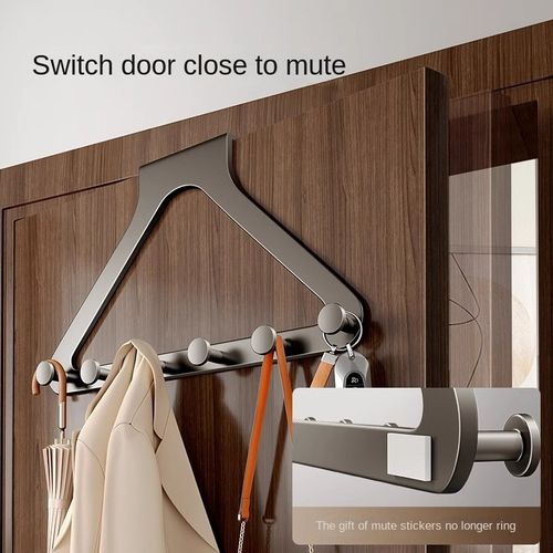 Heavy-Duty No-Drill 6-Hook Door Organizer
