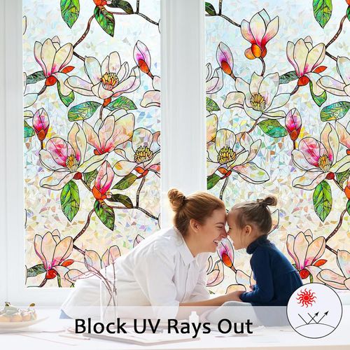 Floral Window Privacy Film