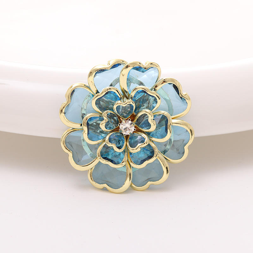 2PCS Floral Button Jewelry Clip Set