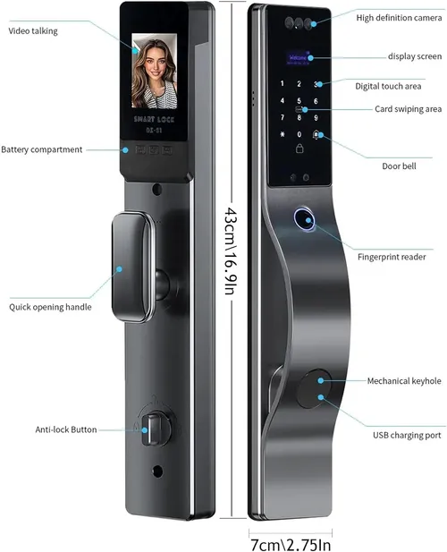 9-in-1 Premium Smart Security Door Lock