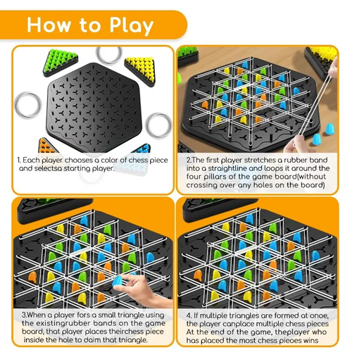 Triangle Strategy Board Game – Fun Family Puzzle Game
