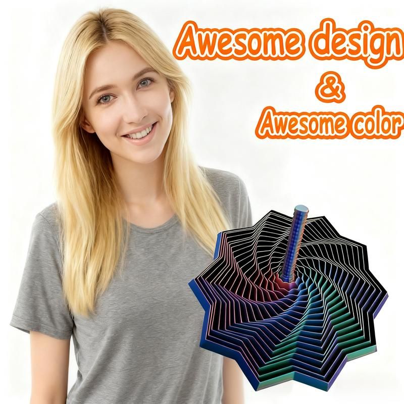 3D Sensory Fidget Star – Spin Stress Away