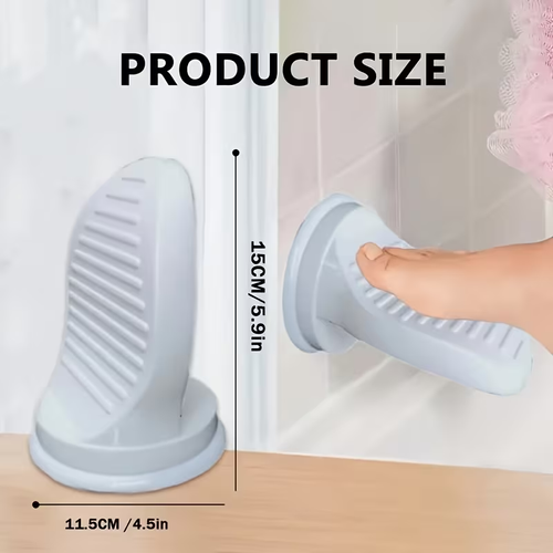Non-Drill Shower Foot Stand – Safe, Easy & Adjustable