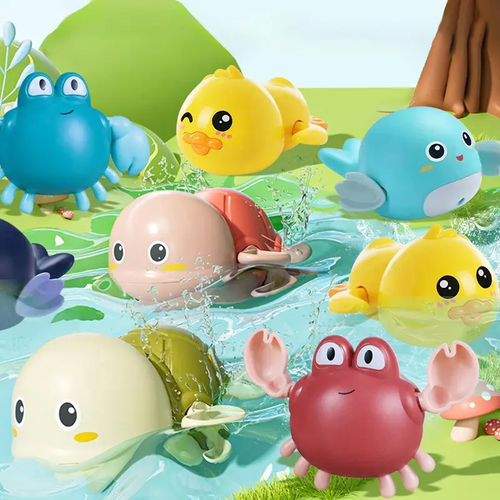 4 Pack Swimming Baby Bath Toys
