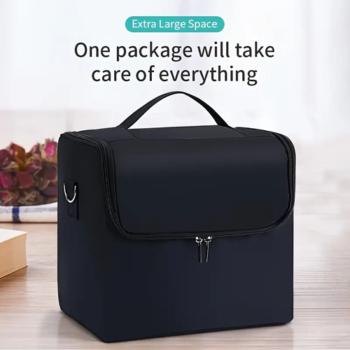 Multi-Function Professional Makeup Train Case – Large Storage, Waterproof & Travel-Friendly