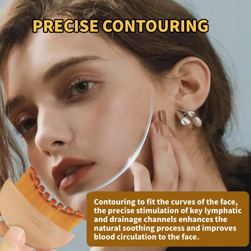 2PCS-Lymphatic Contour Facial Massage Brush