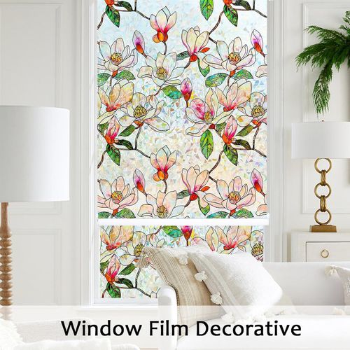 Floral Window Privacy Film