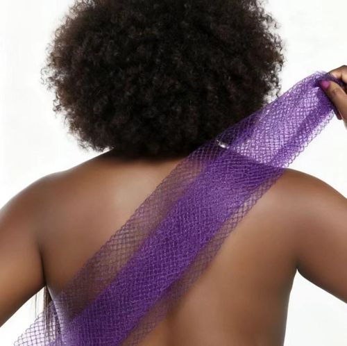 4 PCS  Authentic African Exfoliating Net Bath Sponge